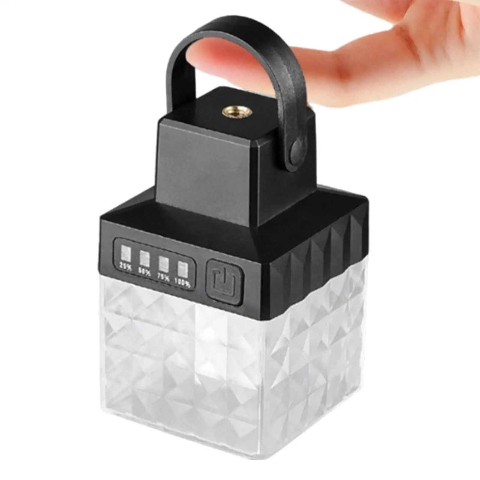 Solar Lantern Rechargeable Battery Display Flashlight Hiking Light Solar Outdoor Lanterns For Night Hiking Fishing Tent Work