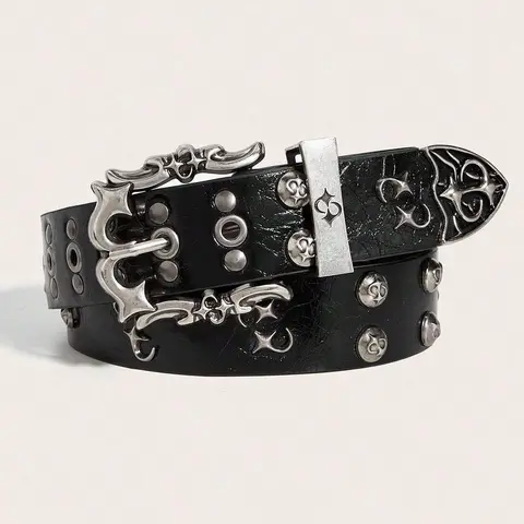 Retro Men's Belt Bohemian Style - Fashion Personalized Belt For Men Women Punk Rock Y2K Belts - For Jeans, Dresses & Casual Wear