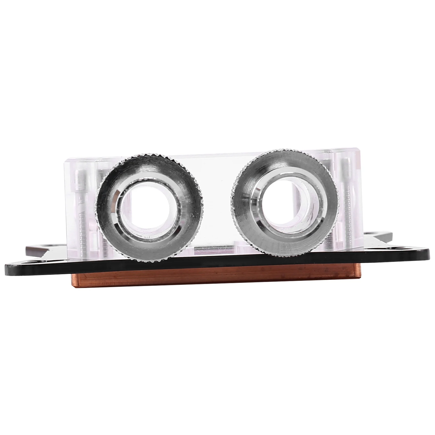ABLJGpu Pendingin Blok Air Saluran Ganda Kolom Tembaga Video Kartu Gambar Radiator Pendingin Air 0.4Mm untuk Amd W40