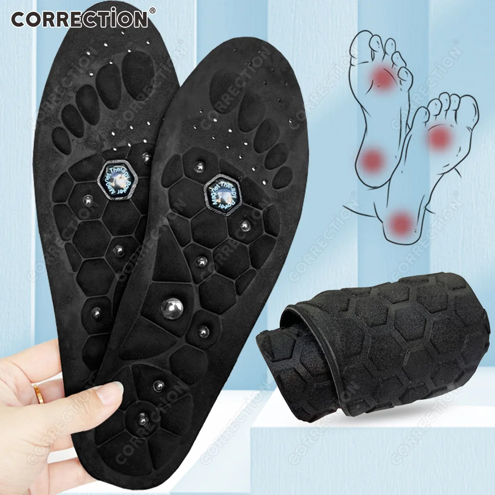 

Magnetic Therapy Acupressure Pad Feet Massager Orthotic Insole For Shoes Insoles Improve Blood Circulation foot care man women