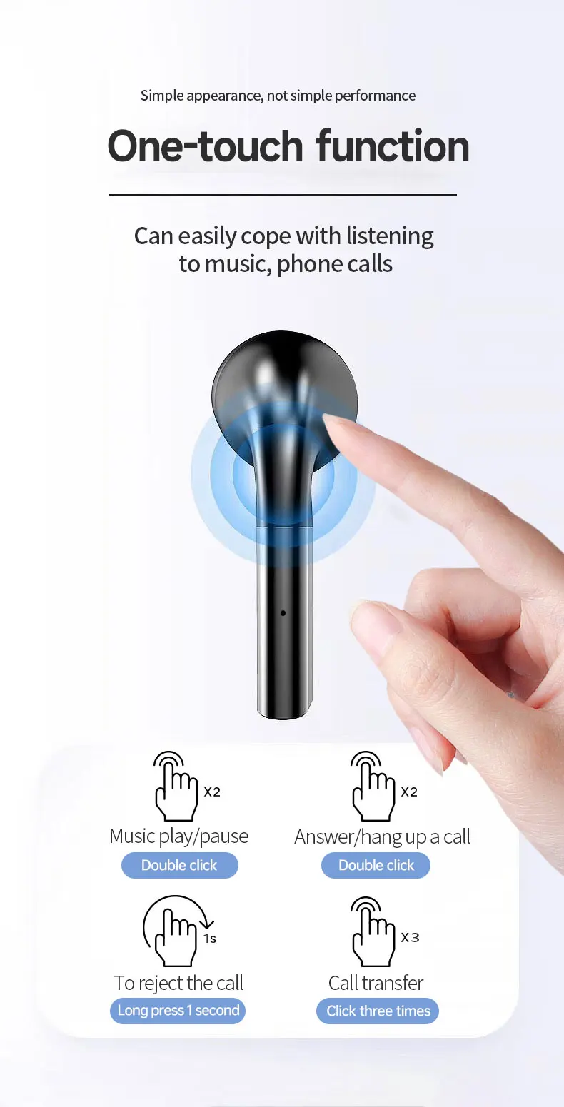 Fineblue – écouteurs sans fil Bluetooth APT-X pour voiture F5 Pro, mains libres, commande tactile, Bluetooth 5.1, F920, F910