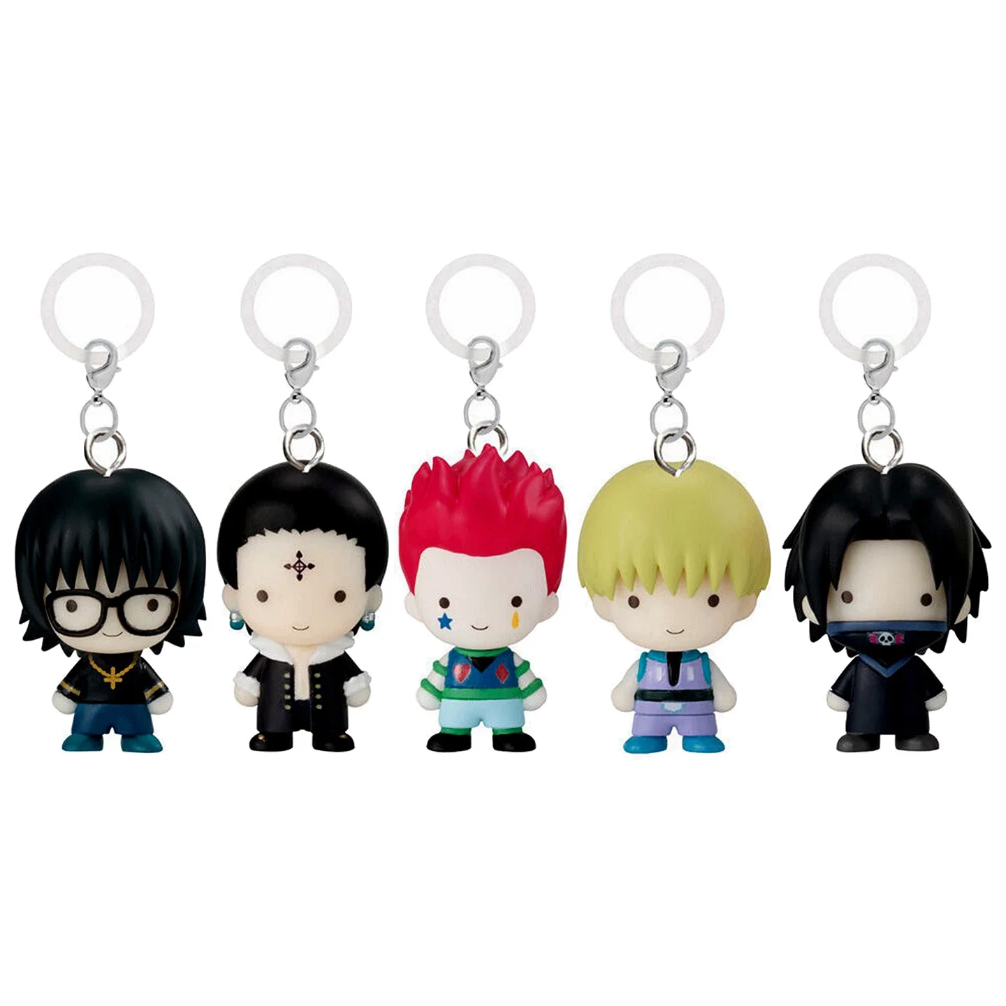 Bandai Gashapon Keychain Hunter X Hunter Phantom Troupe Character Pendant Mini Anime Figure Hisoka Chrollo Lucilfer Bag Charm view 5