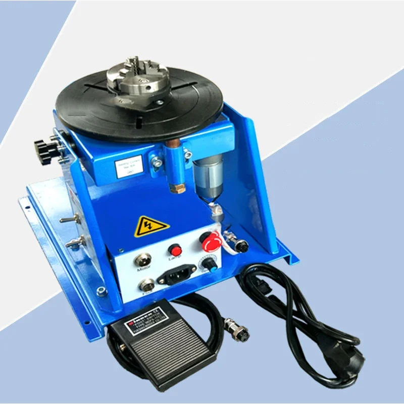 110V/220V Rotary Welding Positioner Welding Turntable Turntable Tilte Table for Annular Welding 10KG Welding Positioning Machine