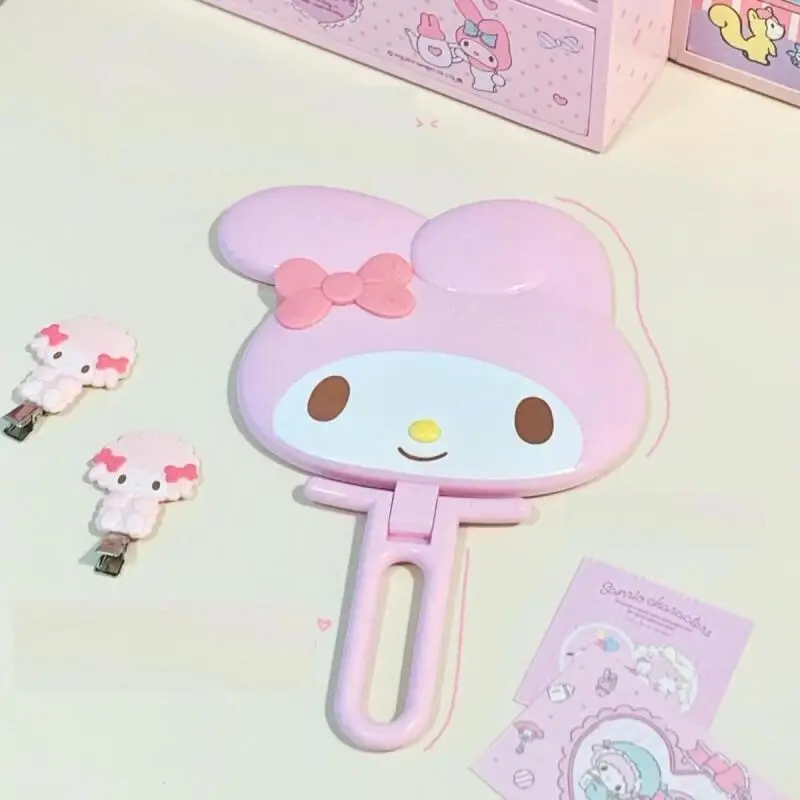 مرآة مكياج كرتونية من سانريوس، مرآة مكياج ماي ميلودي، محمولة وبسيطة ومبتكرة، هدية رائجة البيع لصديقتك #1