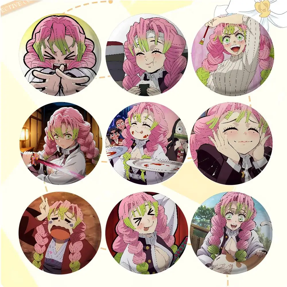 

Cute K-Kanroji Mitsuri Instagram-style Cartoon Badges, Versatile Decorative Accessories And Gifts