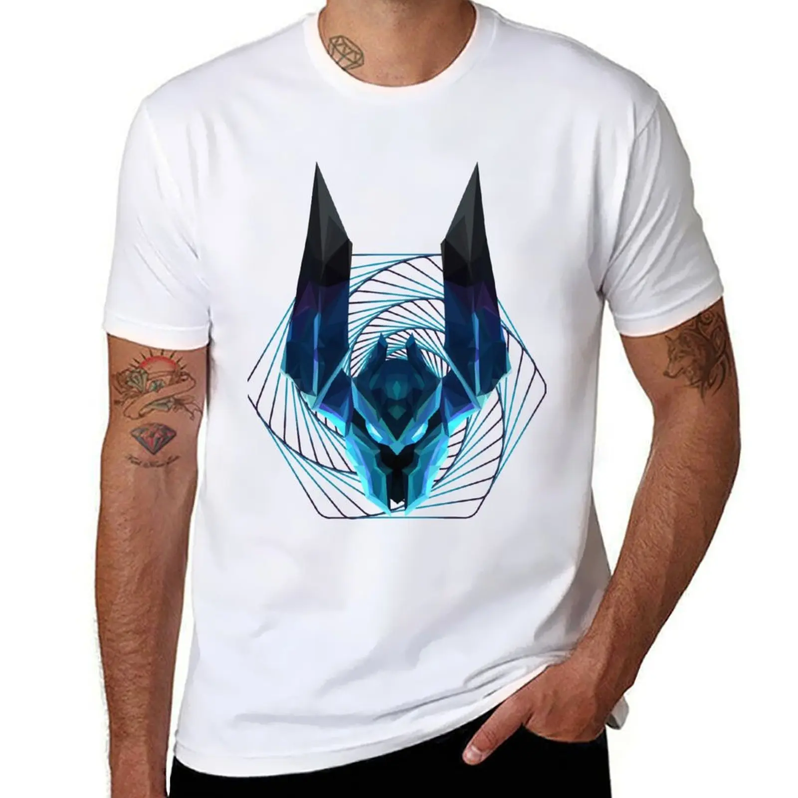 

Mordekaiser Low Poly T-Shirt man t shirts for men man t shirts cotton T-Shirt