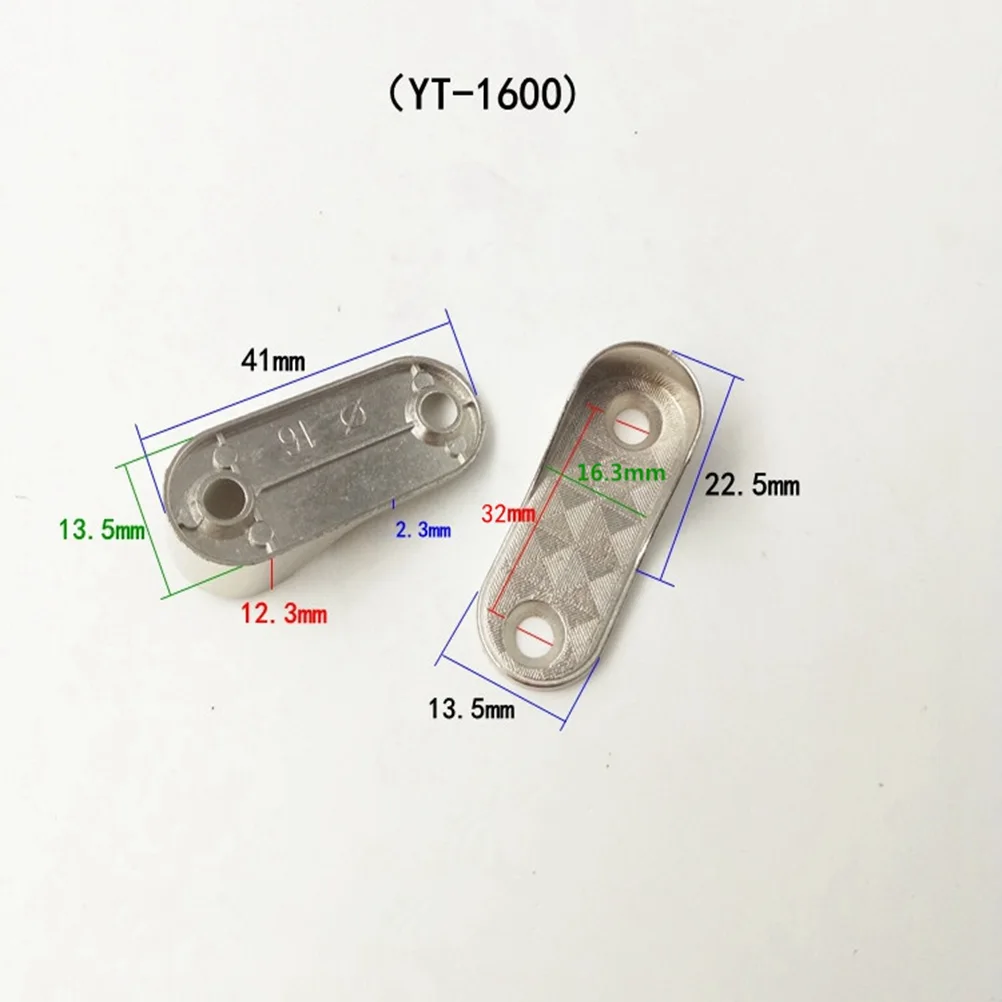 

12pcs Oval Closet Rod End Supports Cast Metal Wardrobe Tube Bracket Hanging Rod Holder Furniture Hardware Clothes Rail