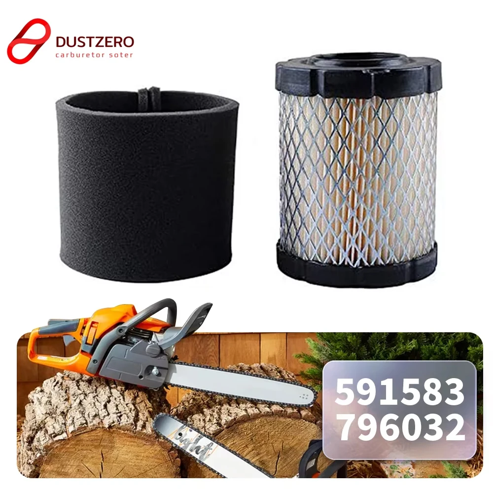 Rubber Air Filter Compatible Briggs Stratton 591583 Pre-Filter Cleaner 796032 Replacement 5429K 591383 Moulding Processing