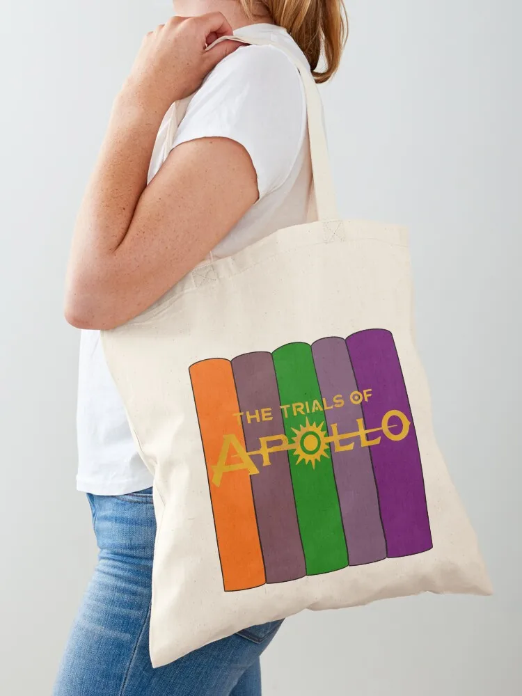 

Trials of Apollo Bookstack Tote Bag Customizable tote bag tote bag canvas hand ladies luxury women