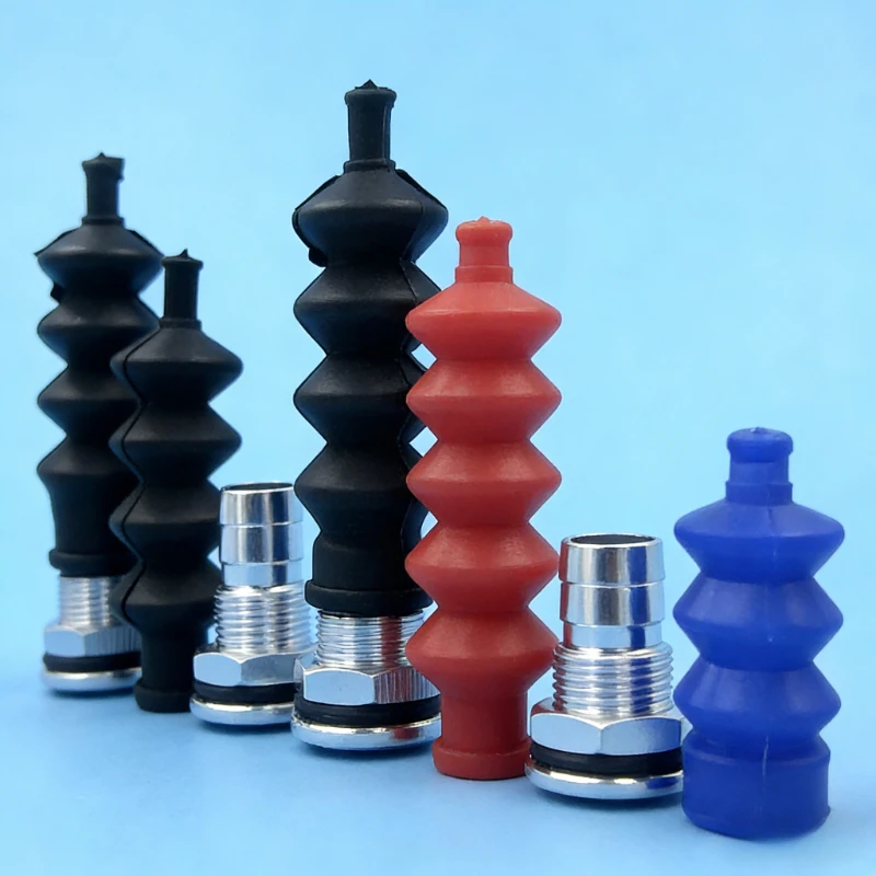 RC Boat Waterproof Bellow Rubber Sleeve + Aluminum Base 27mm 32mm 37mm 42mm 60mm for Radio Box Servo Push Rod Seal Rudder Parts
