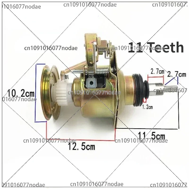 1PC Washing Machine Clutch Assembly 11 Teeth Square Shaft Bearing Clutch and Bearing Assembly for Washing Machine Reducer Parts