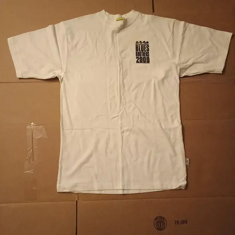 T-shirt blanc des Blues Brothers 2000, je pense que vous avez besoin d'un câlin, taille S.