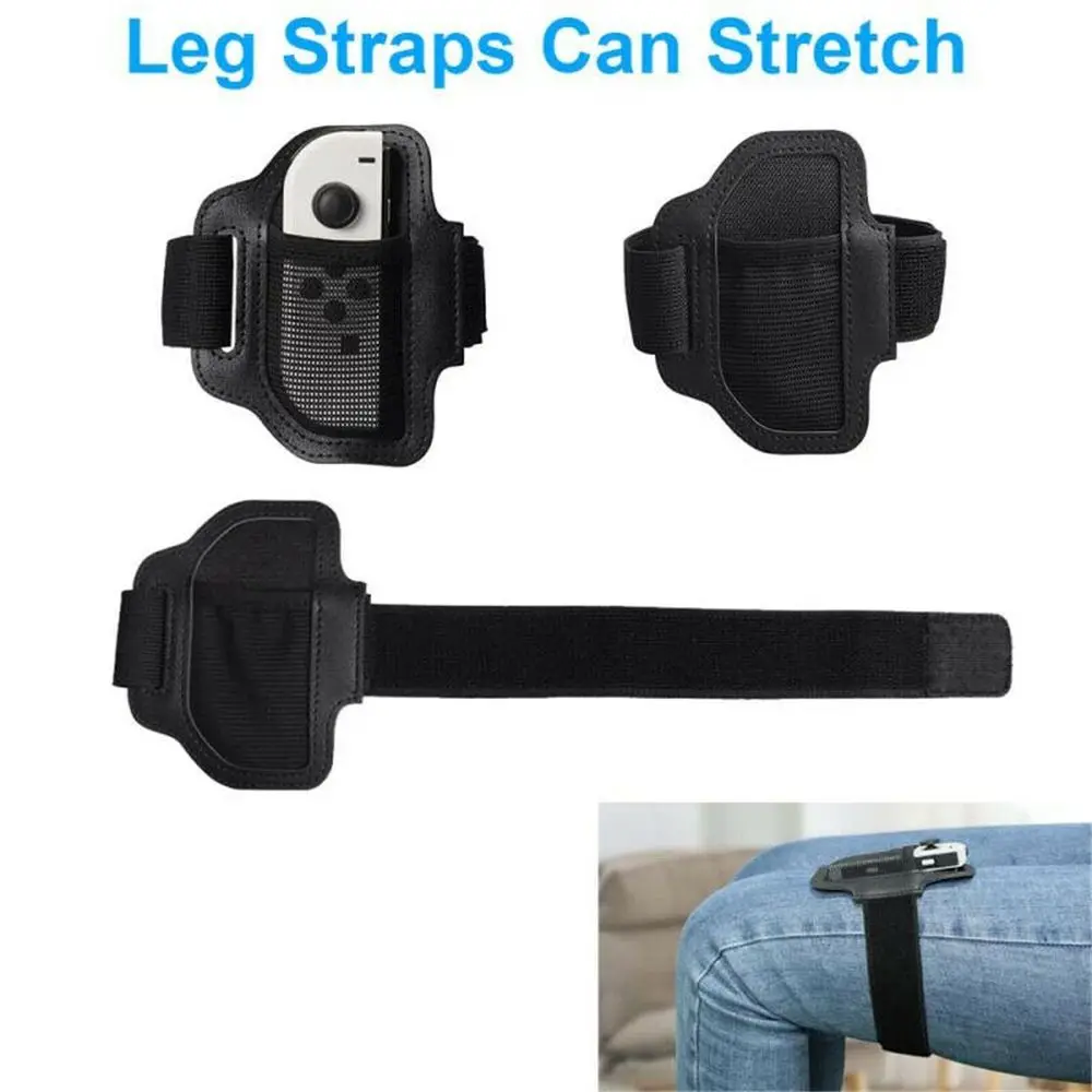 Soporte de mango de juego transpirable para Nintendo Switch Joycon, banda elástica, anillo, ajuste deportivo, aventura, 2 uds.