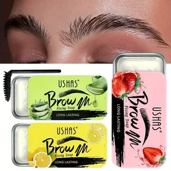 3color waterproof Eyebrow Styling cream Natural Transparent shaping Gel Wax Fixer With Brush Make-up for Women Eyebrow Cosmetics