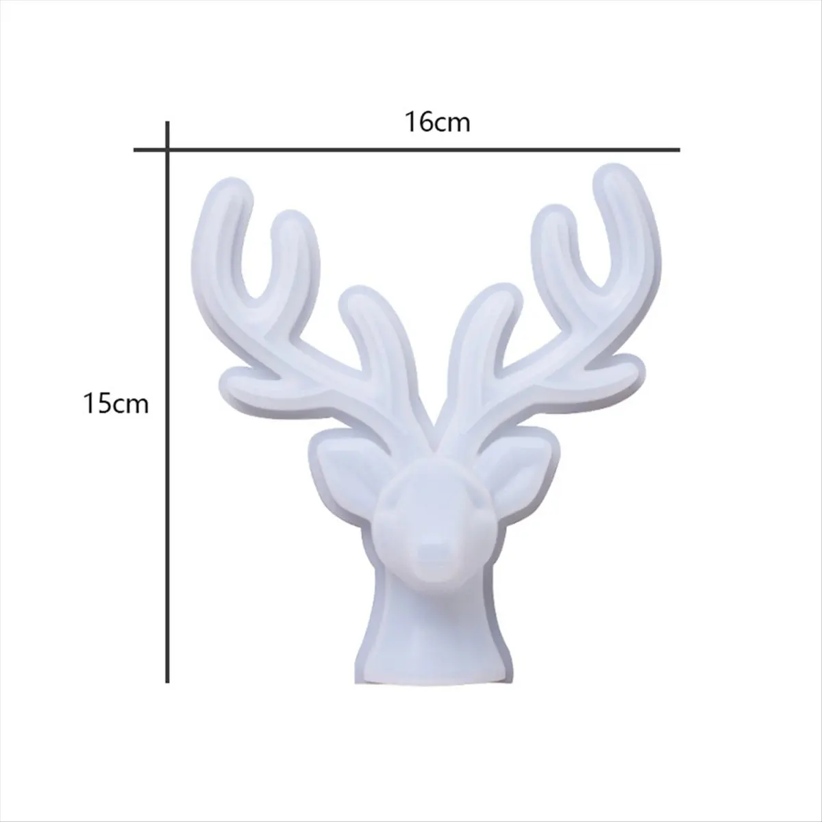 2026 NEW Deer Handicraft Resin Mold Kit Box with 6 Bowls. DIY Resin Casting for Candlestick Candy Cosmetic Jewelry Container