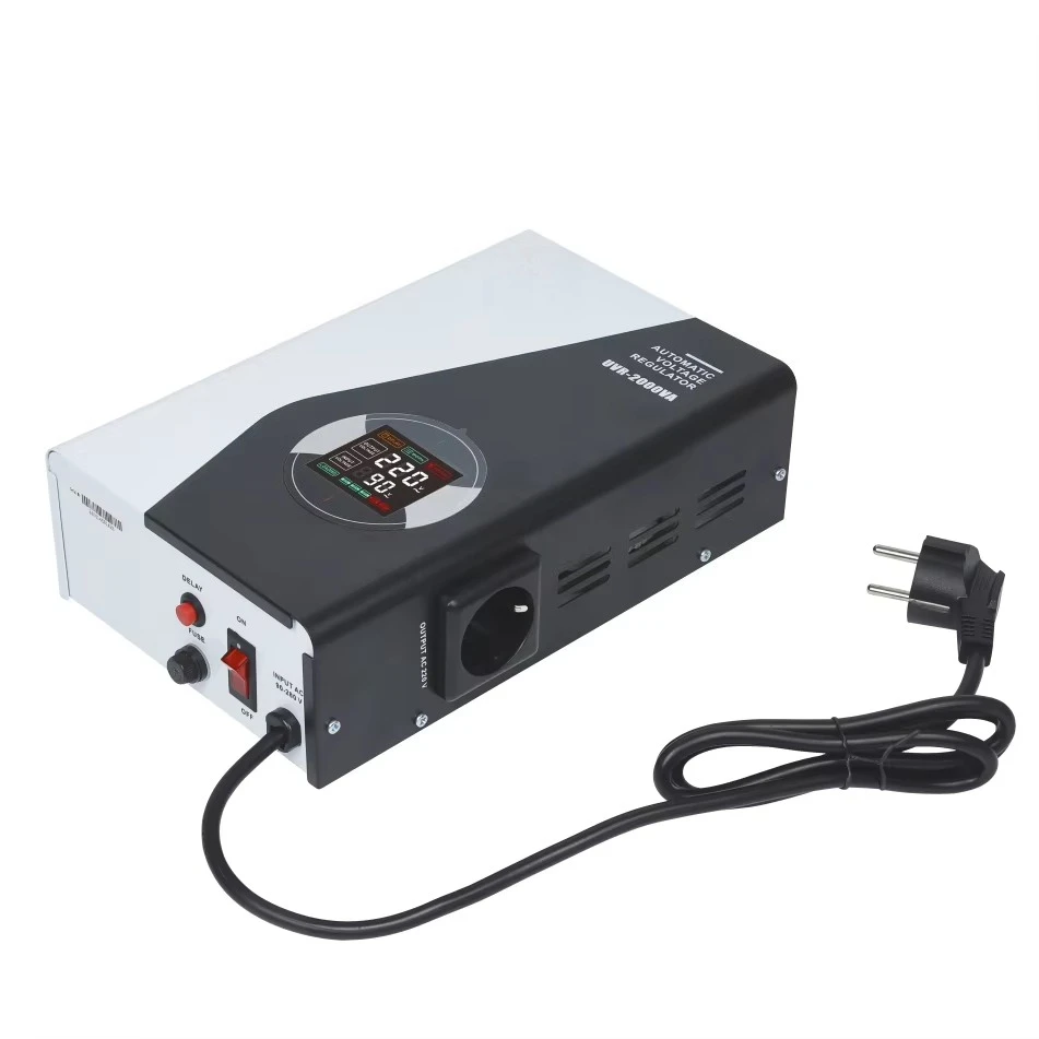 1KVA Single Phase Small Size  Relay Type Voltage Stabilizer 220V Stabilizer