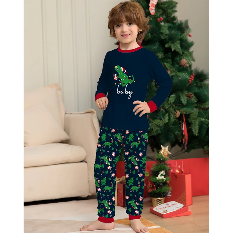 Family Matching Christmas Pajamas Set 2025 Xmas Father Mother Daughter Family Look Clothes Adult Kids Sleepwear Pyjamas Outfits