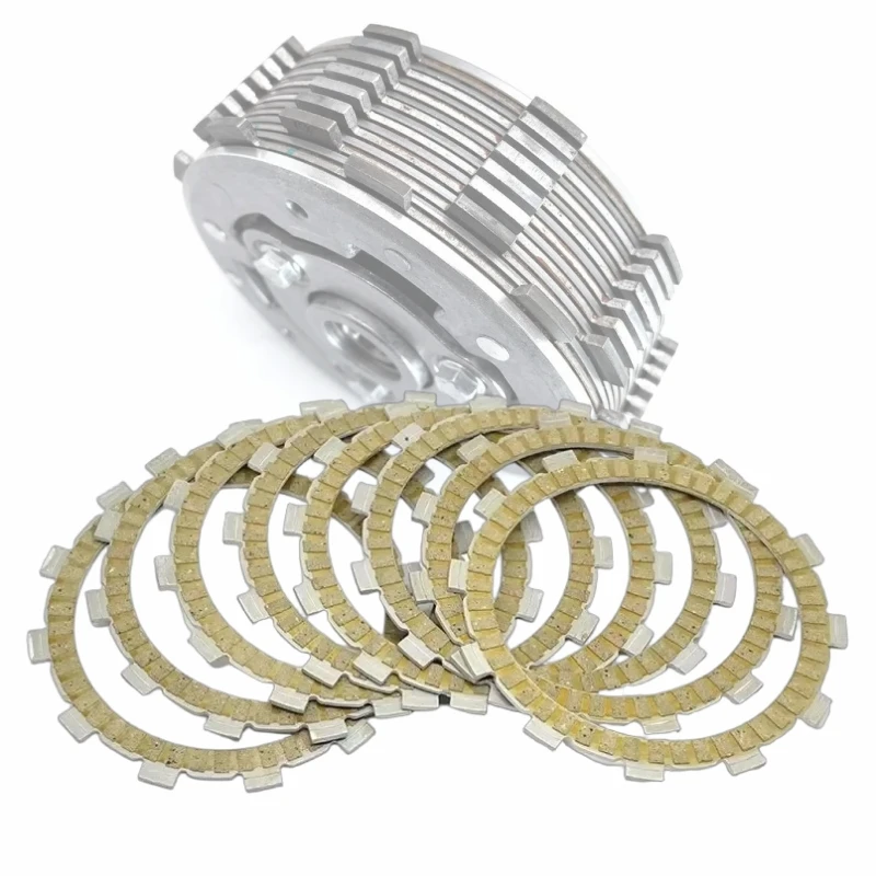 For Kawasaki Vulcan VN750 VN800 VN900 VN 750 800 900 Classic Drifter Custom Parts Fiber Clutch Friction Disc Plate Kit 8 PCS