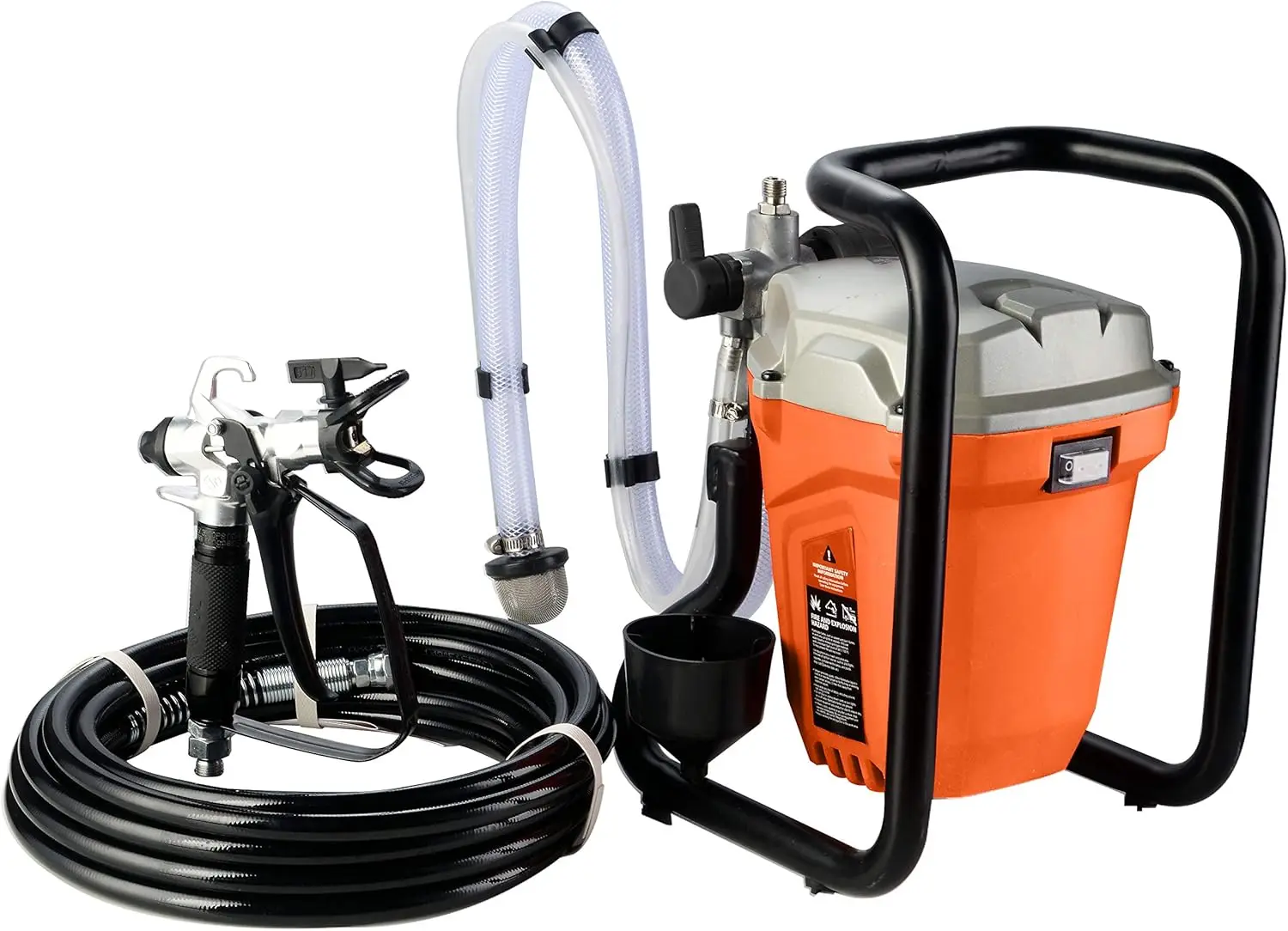 ValuAirless Paint Sprayer 3000 PSI 5/8HP 650w Electric Powered with 25ft Hose for Interior Exterior Furniture/Fence/Home/House