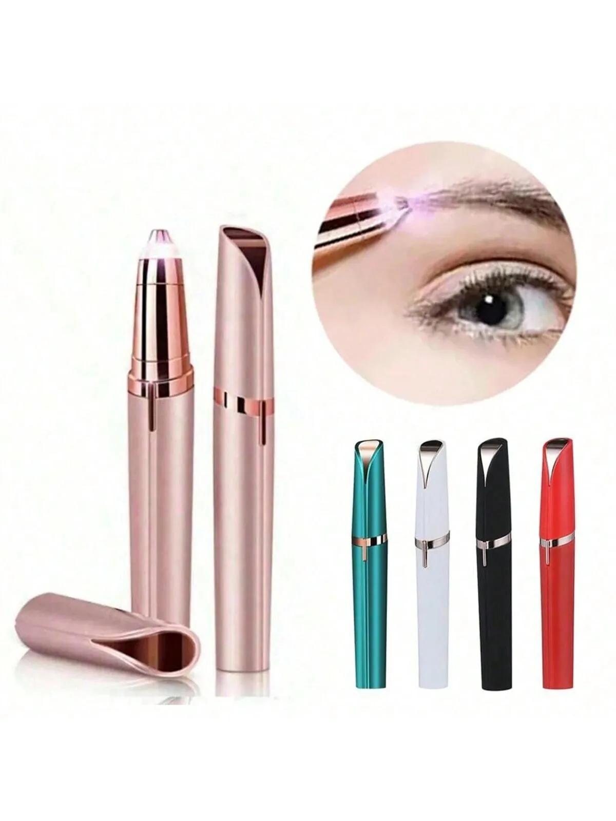 2026 Trimmer sopracciglia elettrico da donna Eye Brow Shaper Matita Rimozione peli viso per le donne Rasoi sopracciglia automatici ricaricabili