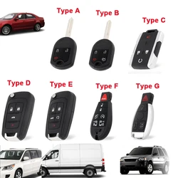 Carcasa para mando a distancia de coche, carcasa de 2 piezas para Ford F150, F250, F350, 315MHz, M3N5WY72XX, entrada sin llave, reemplazo remoto con Chip 4D63 de 80 bits