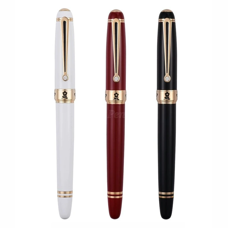 Montagut 2000 Fountain Pen Set With Bent Nib Calligraphy Rollerball Pen Refill Three-head F&M Nib Bottled Ink Gift Pen Set