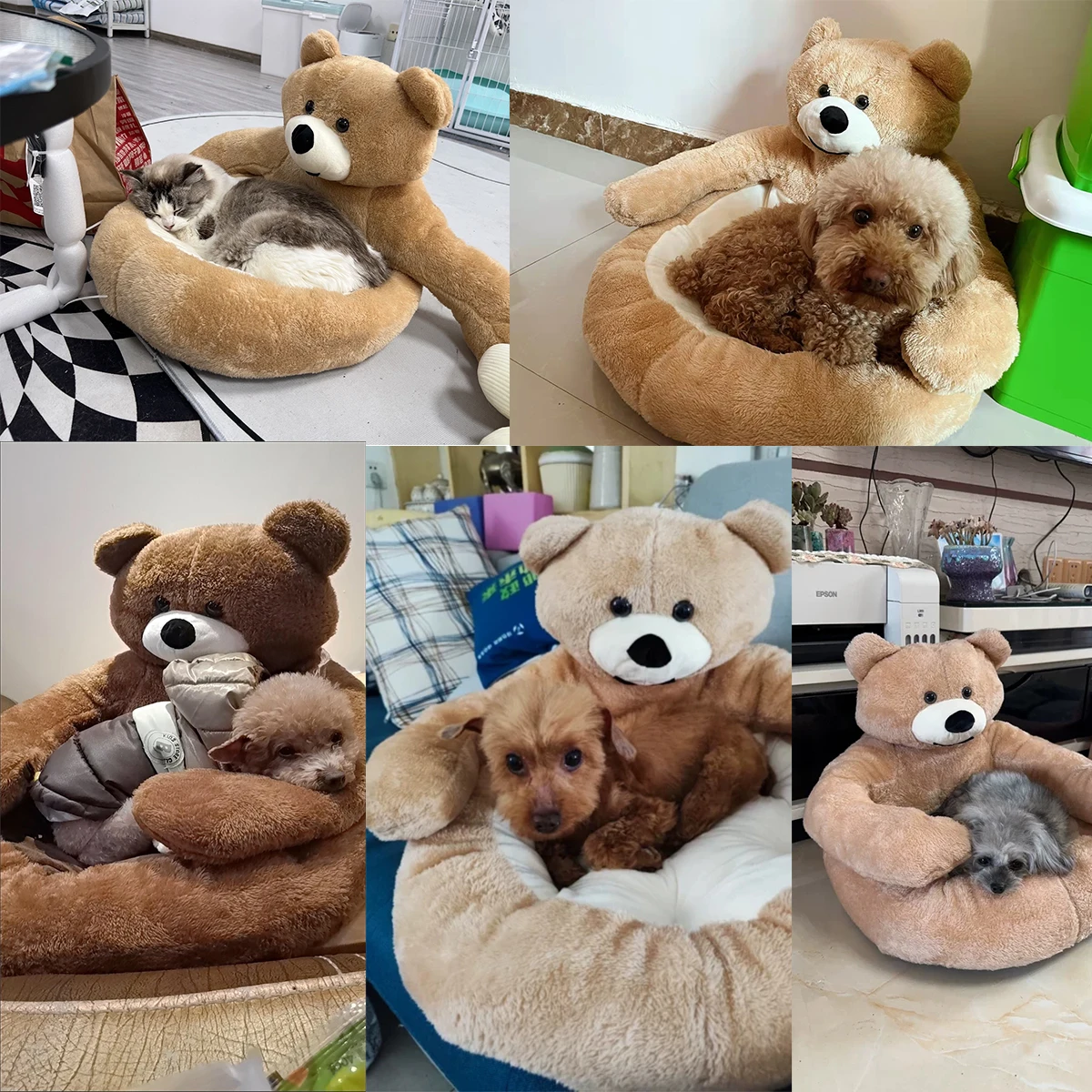 Dog Sofa Bed Fluffy Accessories Large Pet Beds Bad Basket Small Pets Dogs Mat Supplies Puppy Products Medium Cats Kennel Baskets