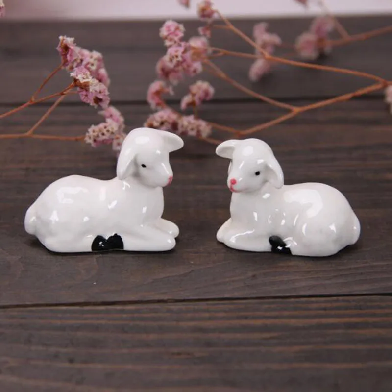 4Pcs/Set Japanese Style Chopstick Holder Little Sheep Chopstick Rest Pillow Kitchen Tableware for Dining Accessories Table Decor