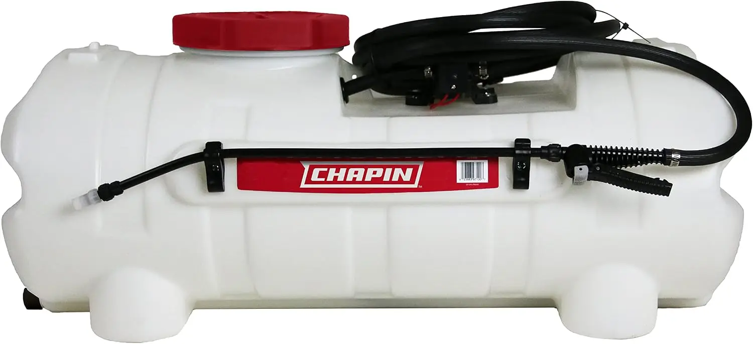 8 Gallon ATV Spot Sprayer 12V Pump Easy Spraying Chemical Resistant Tank Ideal ATV UTV Spraying Handles Weed Control Fertilizers
