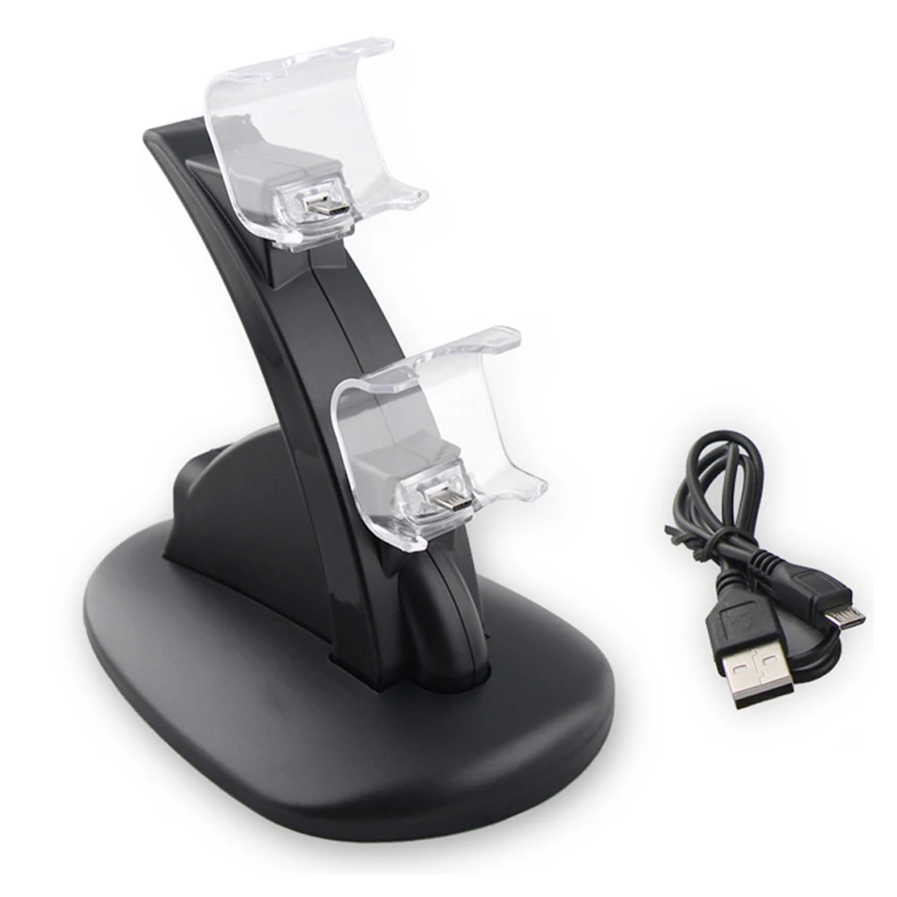 For Dual Controller Charging Dock Charging Station Controller Charger Station for PlayStation 4 Controller Charger