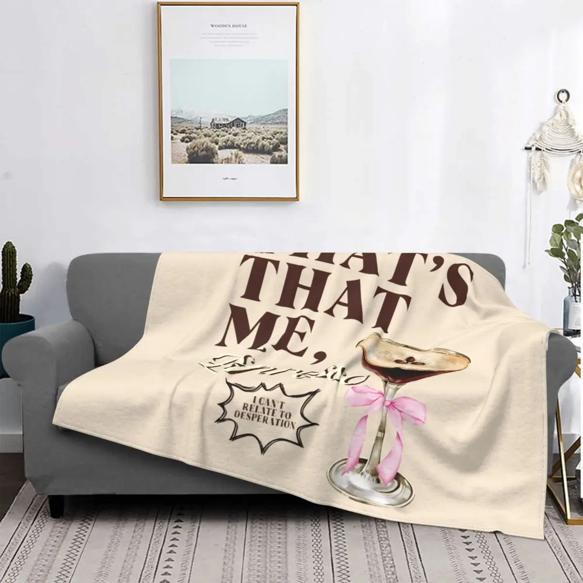 

Sabrina Carpenter That's That Me Espresso Blankets Flannel Winter Breathable Ultra-Soft Throw Blanket for Sofa Bedroom Quilt