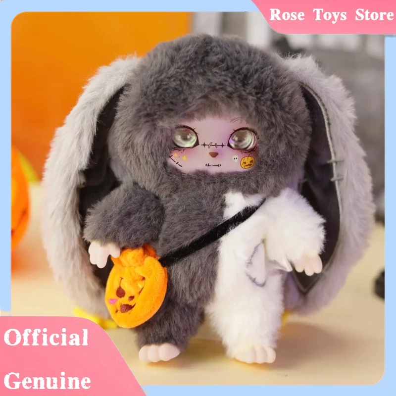 

Genuine Lokiki Let'S Play Pranks Together Blind Box Cute Vinyl Pumpkin Ghost Rabbit Doll Mystery Box Toy Popular Halloween Gift