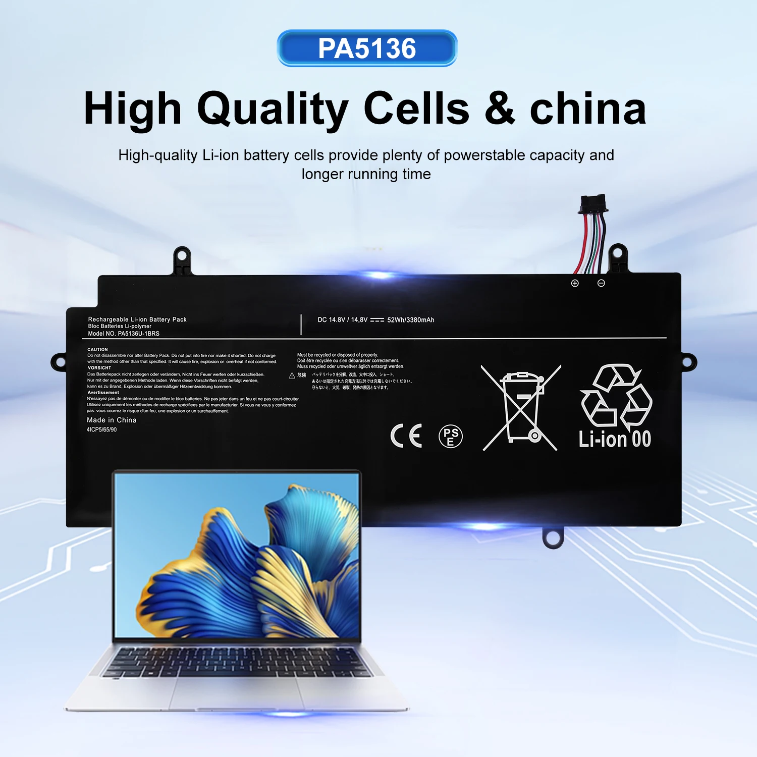 

PA5136U-1BRS Аккумулятор для ноутбука Toshiba Portege Z30-A1301 Z30-B K10M Z30-C PA5136U Z30 Z30-A Z30-AK04S + гарантия 24 месяца