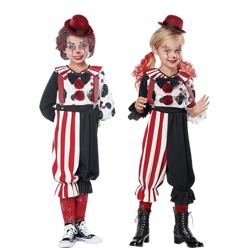 할로윈 의상 환생 광대 서커스 파티 의상 장난스러운 변장 공연 의상 중국 제작 여성 민족 의상