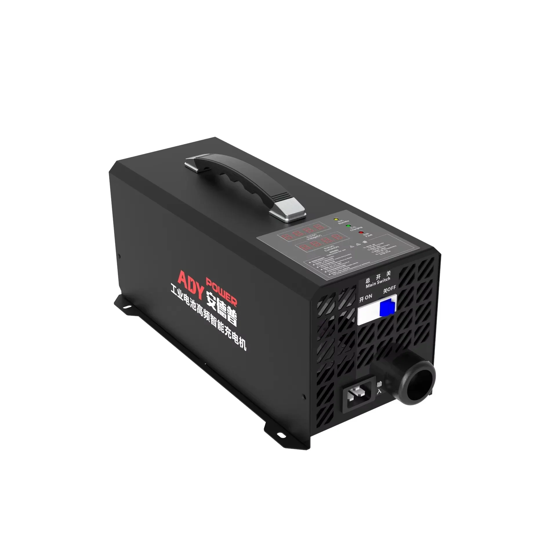 Automatic smart hybrid 12v 24 Volt 48v lifepo4 electric battery charger Lead Acid 100A lithium forklift battery charger