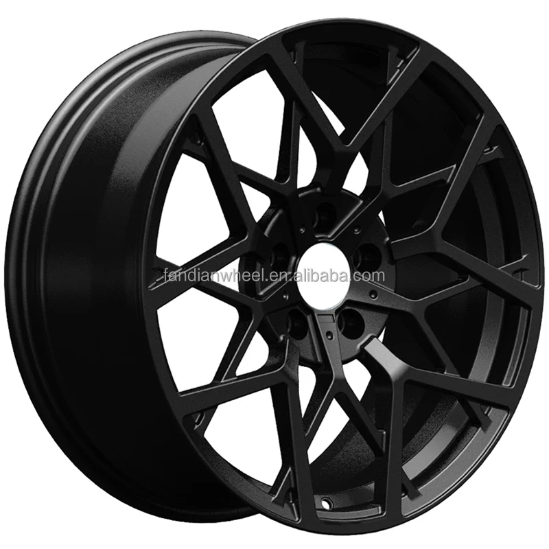 1pcs Professional Test Good Quality Painted Finish Passenger Car Wheels Customized Full Matte Black Forged Alloy Rim Hubs