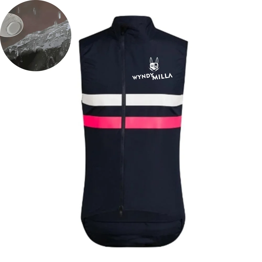 

Мужская ветрозащитная водонепроницаемая легкая безрукавка для велоспорта 2024, велосипедная одежда, жилет для велосипеда, трикотаж для MTB, Ciclismo