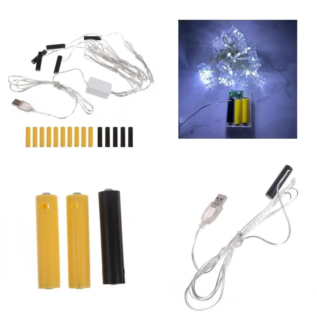 

R53C AAA Battery Eliminators with Conductors for Christmas Tree Lights LED Decoration