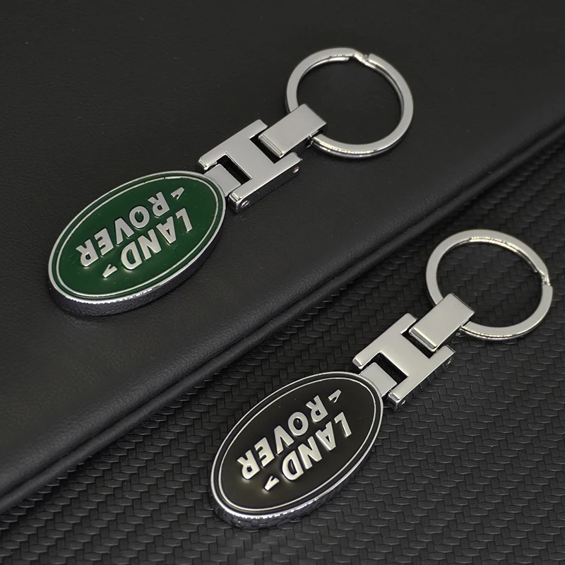 3D Metal Car Decoration Key Rings Business Keychain For Land Rover Discovery 3 4 Vogue Velar Freelander 1 2 SVR Evoque Accessory