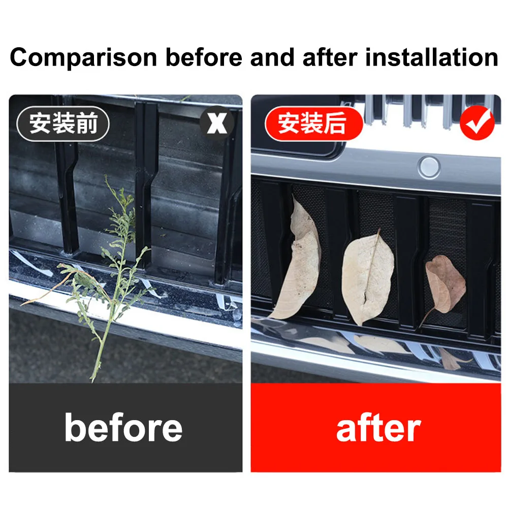 Front Grille Insect Screen For VOYAH Taishan Mount Tai Car Modification Supplies Block Mosquitoes And Insects ABS Material