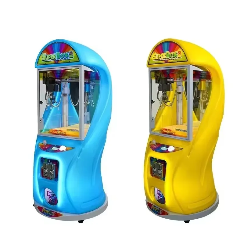 

Direct Wholesale Coin-Operated Electric Children's Plush Toy Vending Machine Gacha Grab Gift Game Metal High Visibility for Kids
