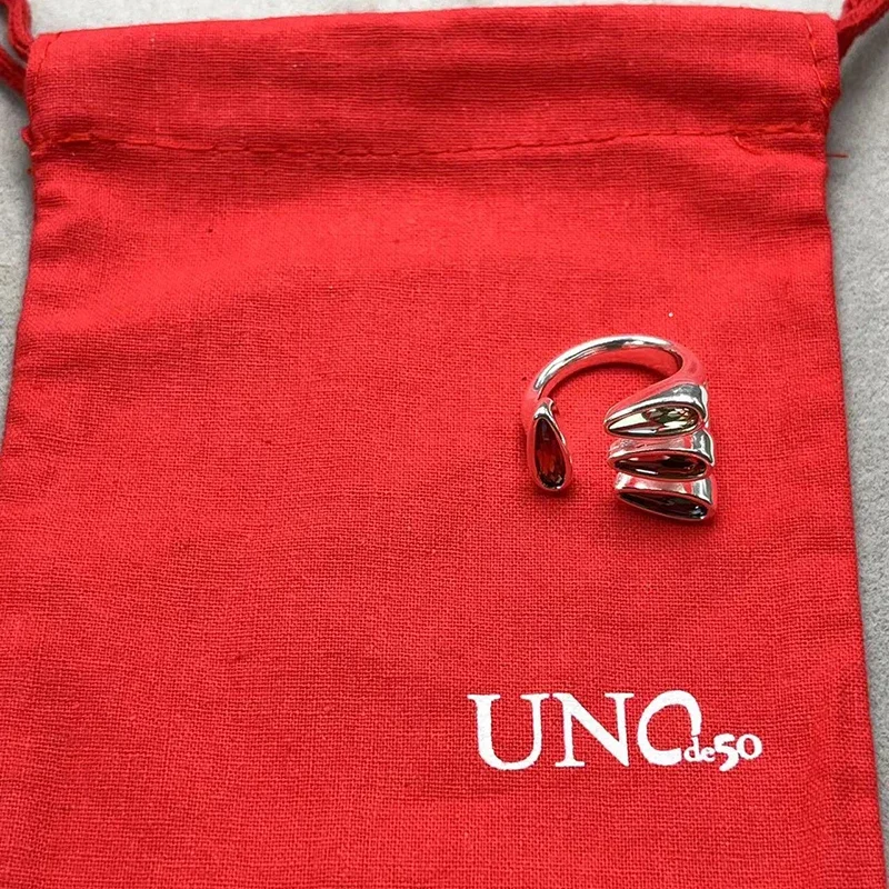 UNode50-anillo exquisito de diseño creativo europeo y americano para mujer, bolsa de regalo de joyería de vacaciones románticas con bolsa, 2023