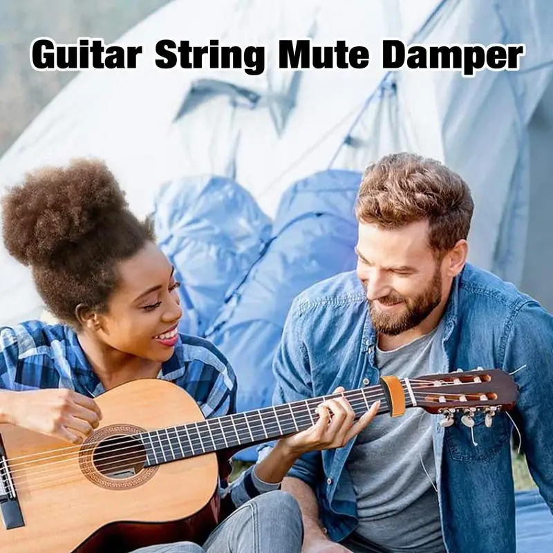 Guitar String Damper Multi-Purpose Damper For Bass And Guitar Guitar Playing Accessories Elastic Bass String Muter For Party