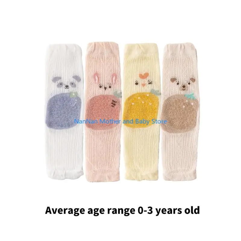 زوج واحد من وسادات ركبة الأطفال واقيات نيباد للزحف لضمان تجربة زحف آمنة مع تصميم ناعم من القطن مانع للانزلاق