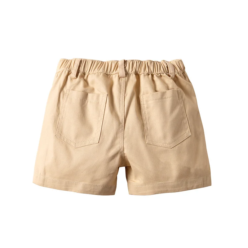 DE PEACH New Summer Infant Baby Casual Shorts Pants For Boys Girls Clothes Newborn Toddler Shorts Elastic Waist Solid Color