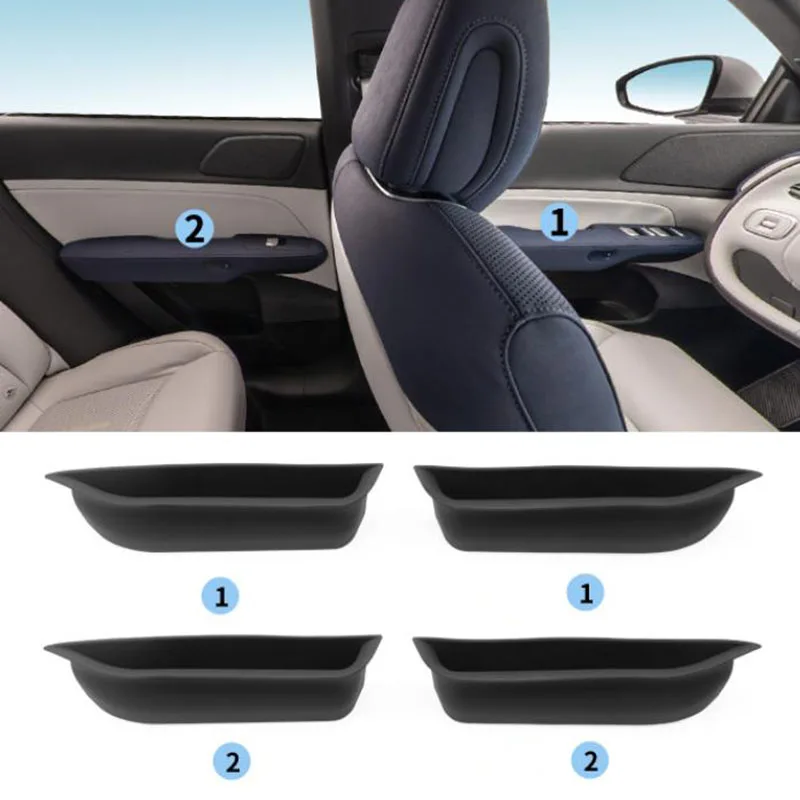 

For XPeng G6 2023 2024 2025 Door Armrest Storage Box Handle Organizer Tidying Interior Modification Accessories Black White Blue