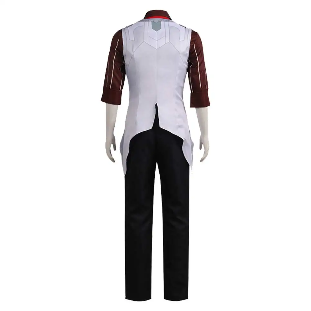 Viktor Cosplay Men Uniform Game LOL Arcane Cloak Jumpsuit Pin Costume Shirt Vest Pants Outfits Halloween Carnival Party Suit