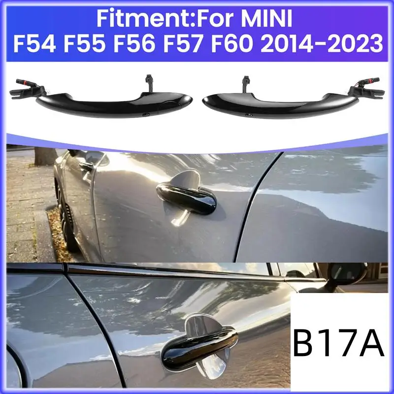 

BT-1Pair Outside Door Handle Comfort Access W/Key Button For BMW MINI F54 F55 F56 F57 F60 2014-2023 51712457413 51712457410