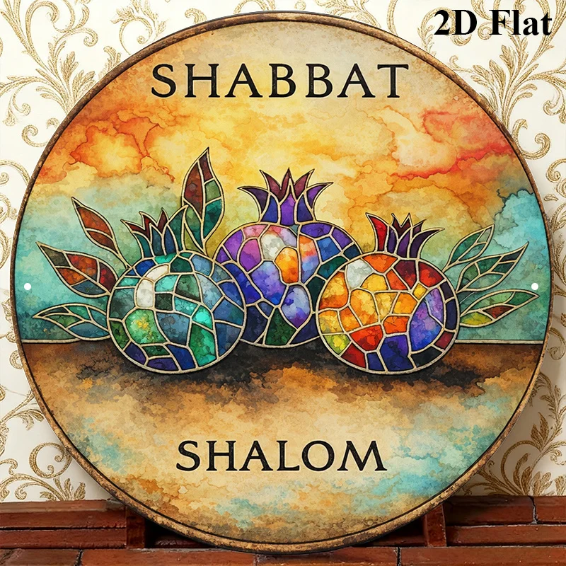 CIFBUY Vintage Aluminum Wall Art Waterproof Durable Rustproof Metal Decor for Living Room Bedroom Study Office Porch Cafe