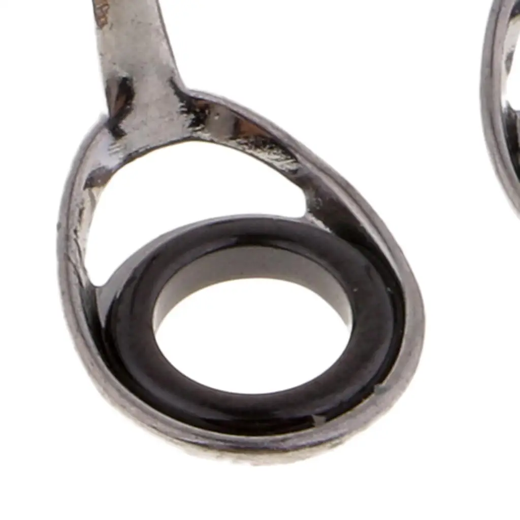 Fishing Rod Rings Stainless Steel SIC Guide Eye Repair Kit for Lure Spinning Rod Maintenance and DIY Assembly